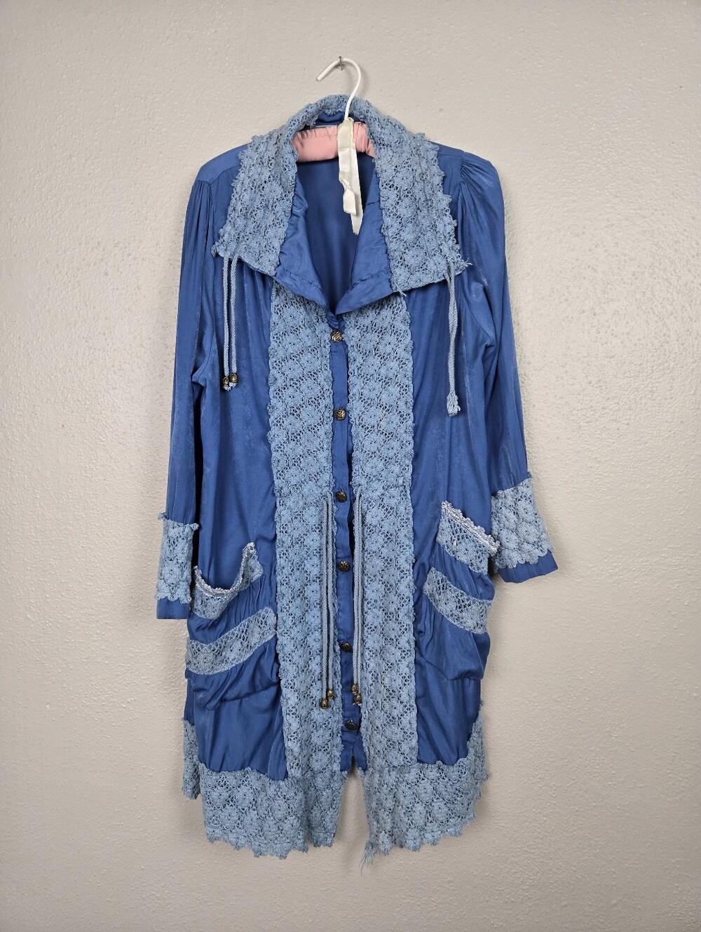 Pretty Angel Embellished Crochet Fae Jacket